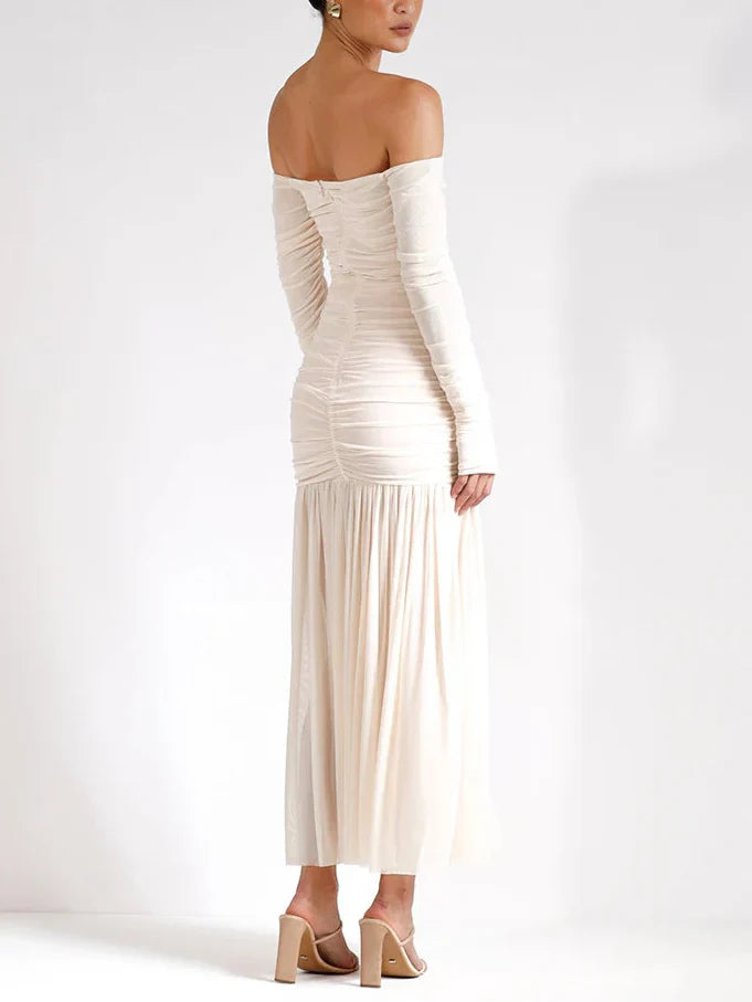 Vinny שמלת מידי אוף שולדר