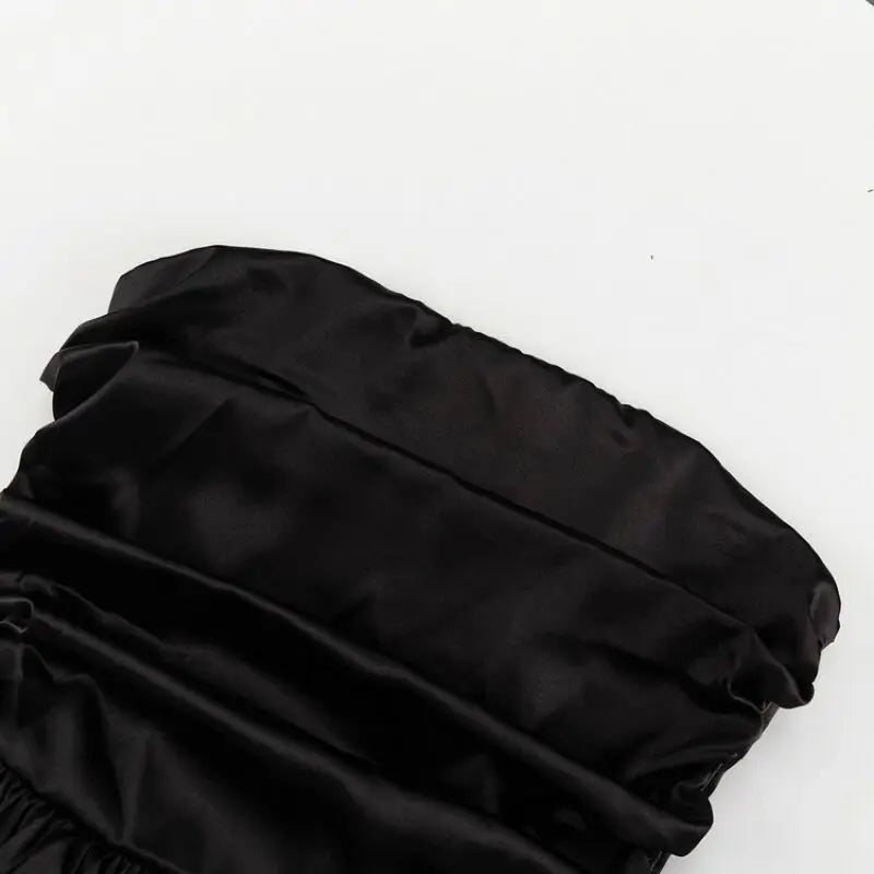 Brady שמלת מיני סטרפלס נפוחה