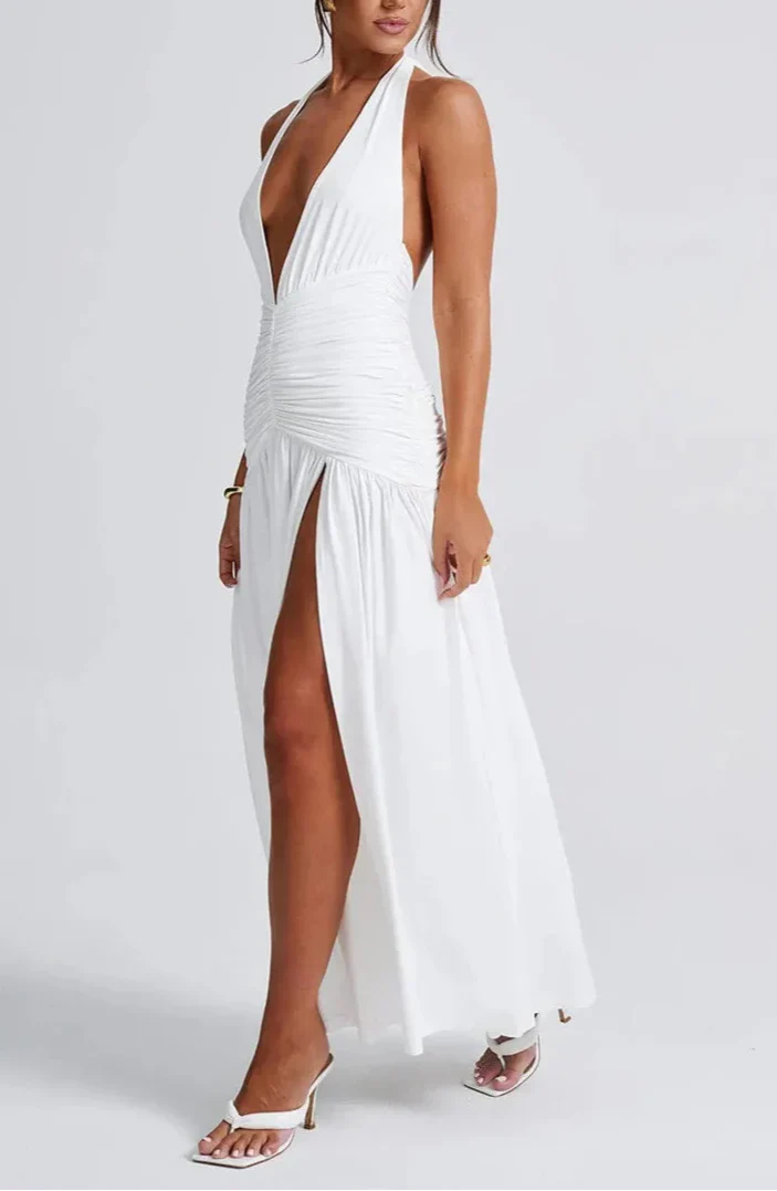 Ann שמלת מקסי סקסית