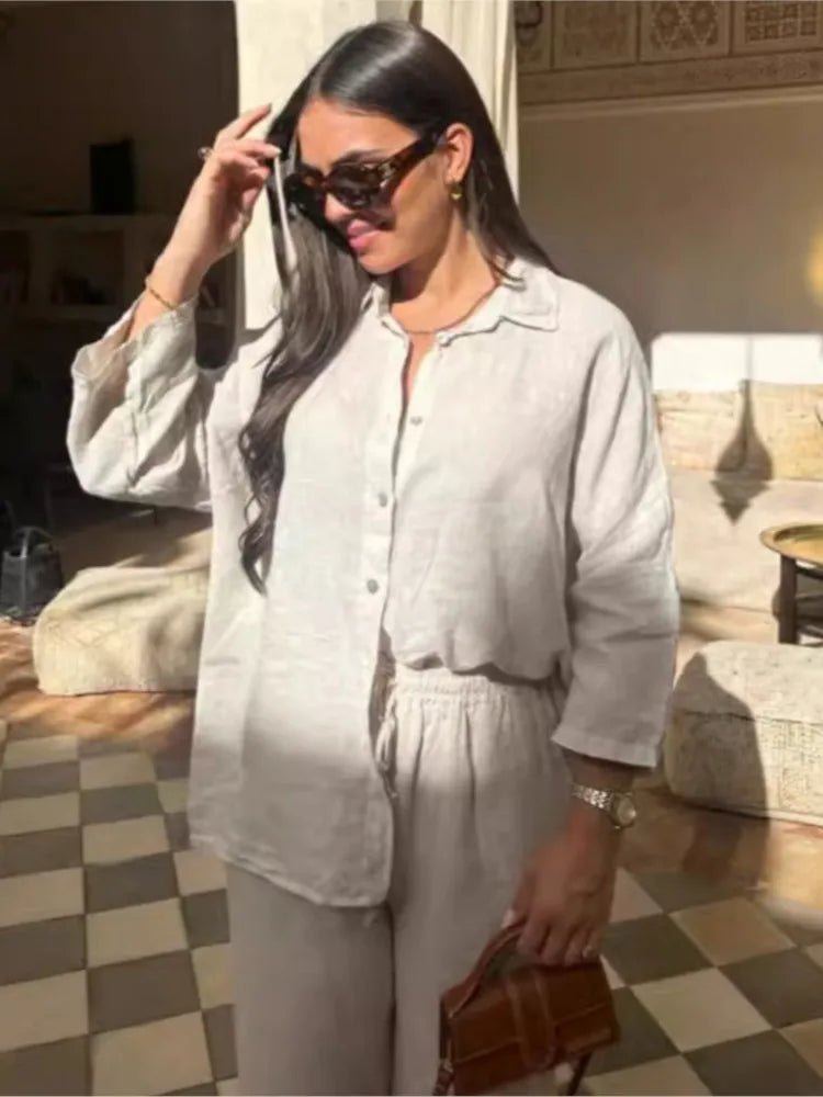 חליפת קיץ -פשתן