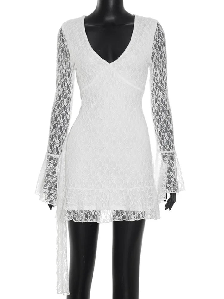 שמלת מיני תחרה