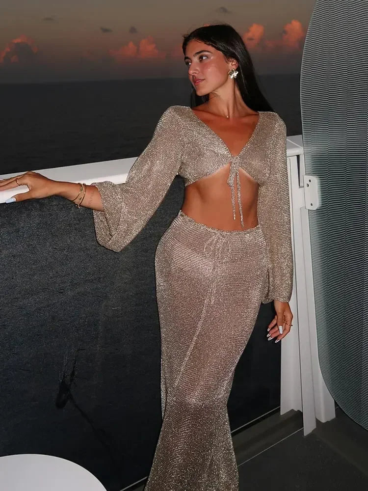 חליפה מטאלית-זהב