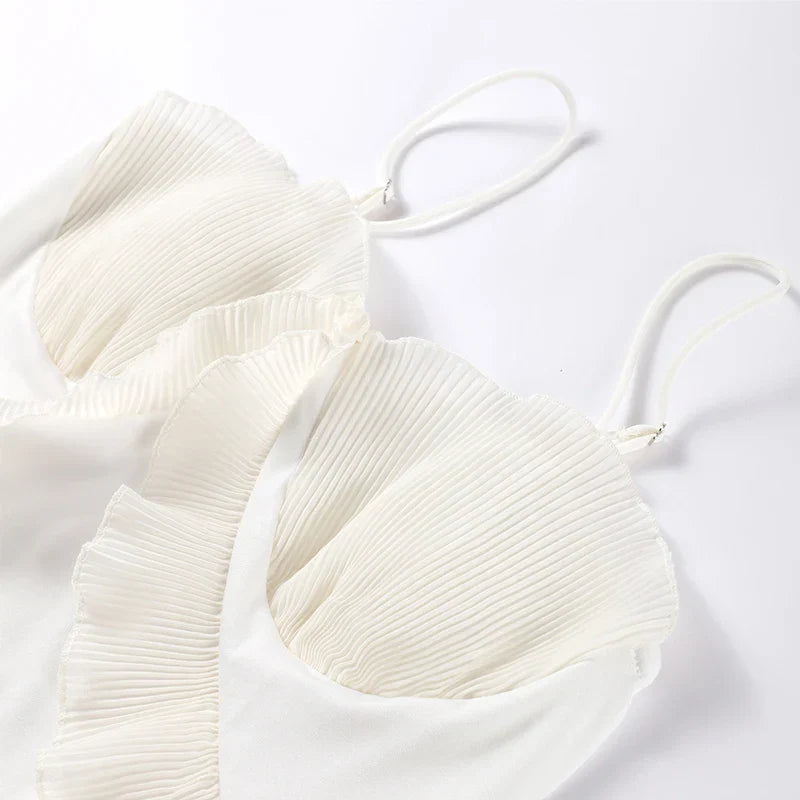 Lennon שמלת מקסי קפלים