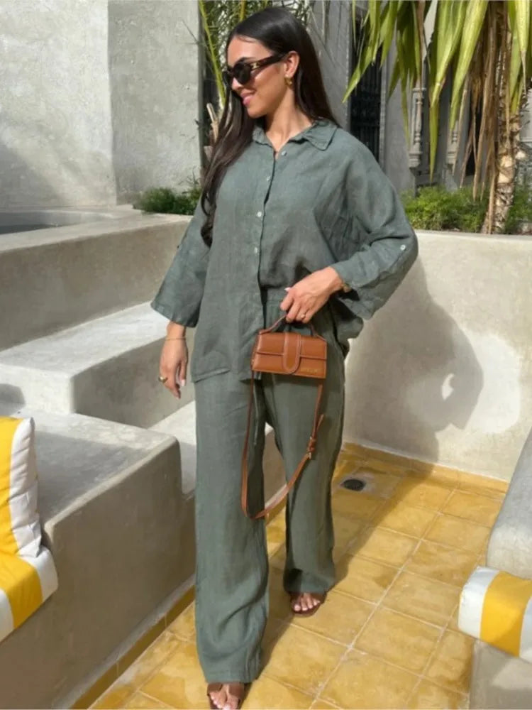 חליפת קיץ -פשתן