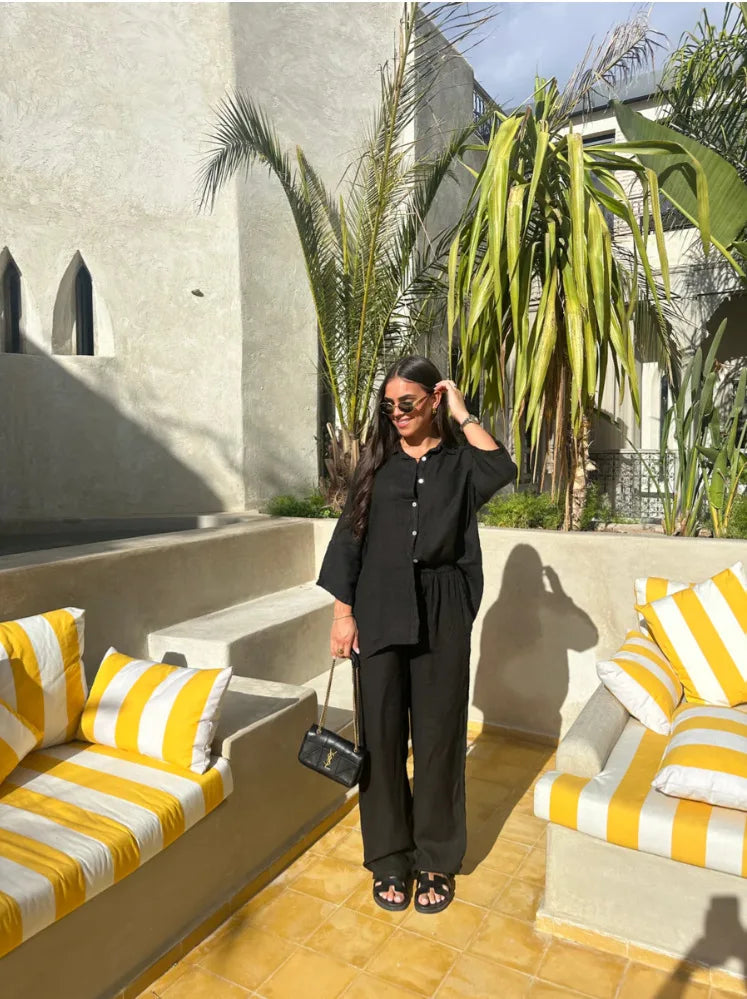 חליפת קיץ -פשתן