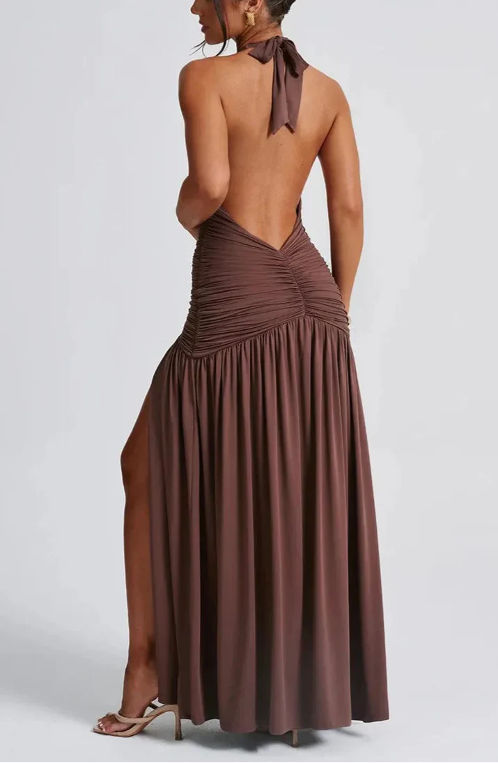 Ann שמלת מקסי סקסית