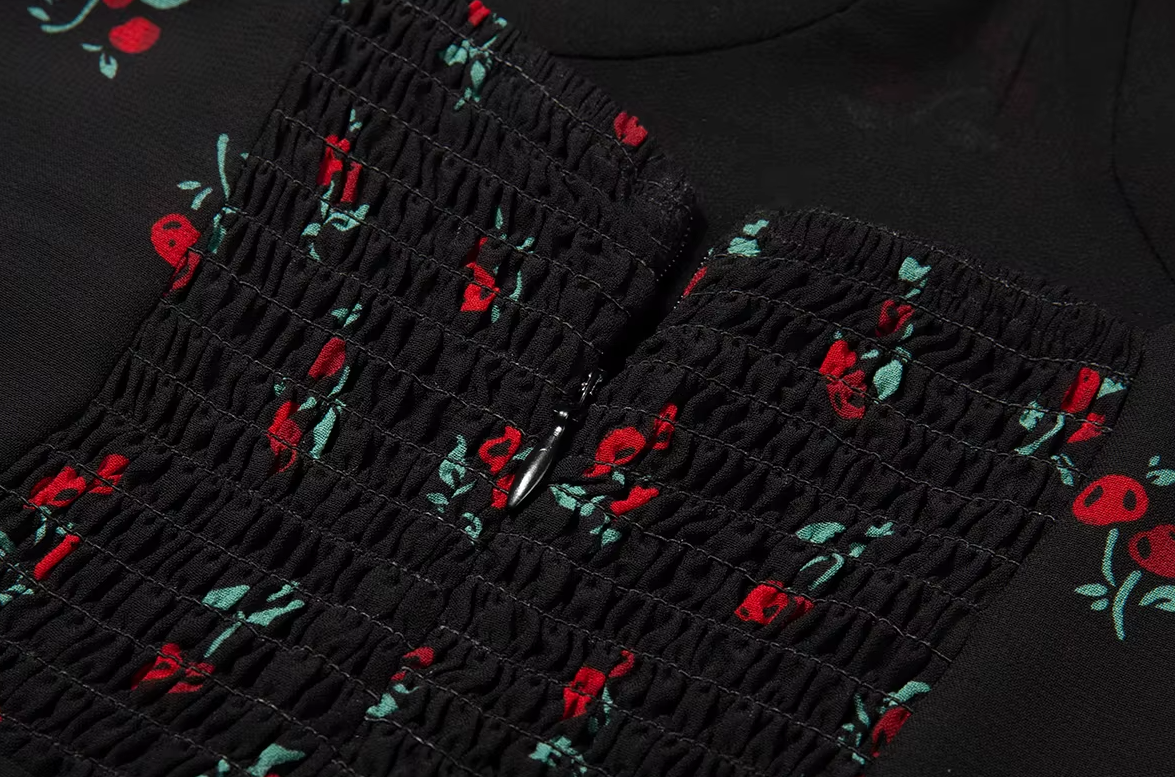 Kaylee שמלת מידי עם שסע