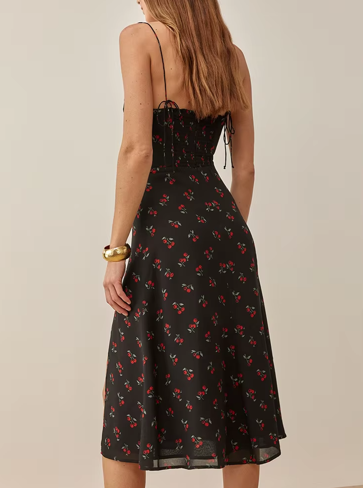 Kaylee שמלת מידי עם שסע