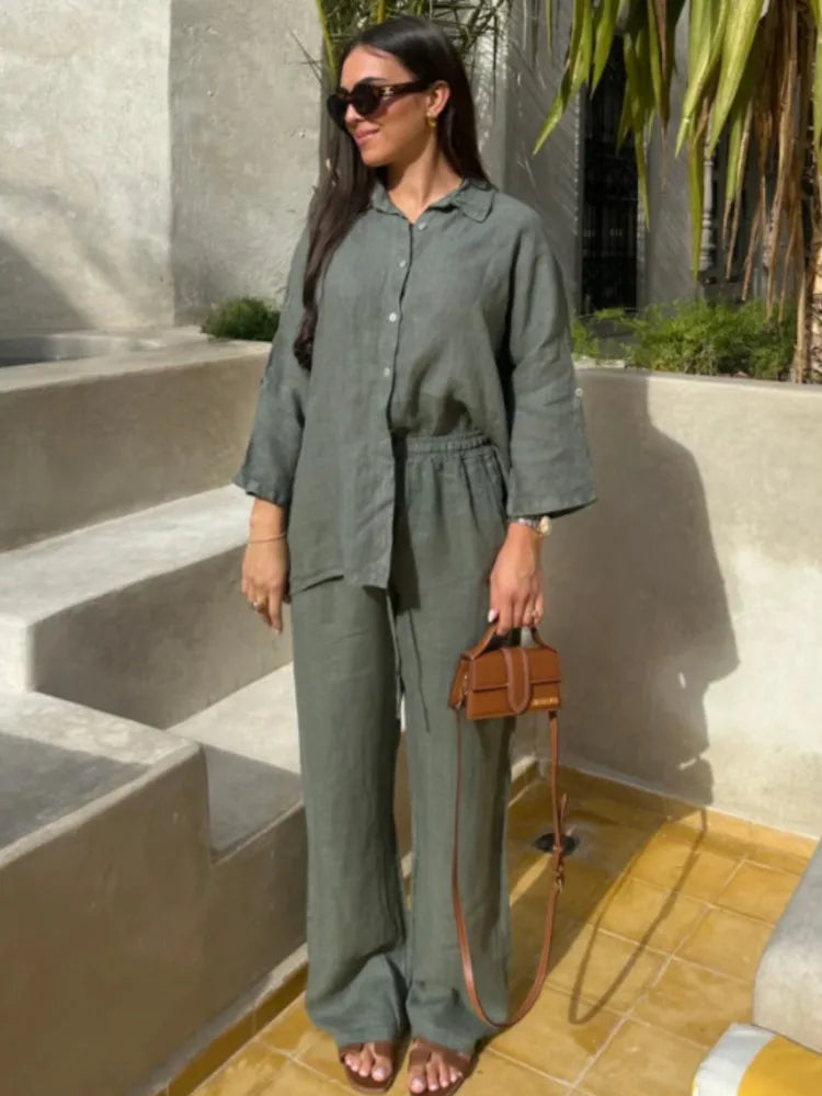 חליפת קיץ -פשתן